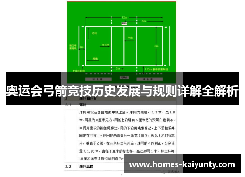 奥运会弓箭竞技历史发展与规则详解全解析 奥运会弓箭竞技历史发展与规则详解全解析